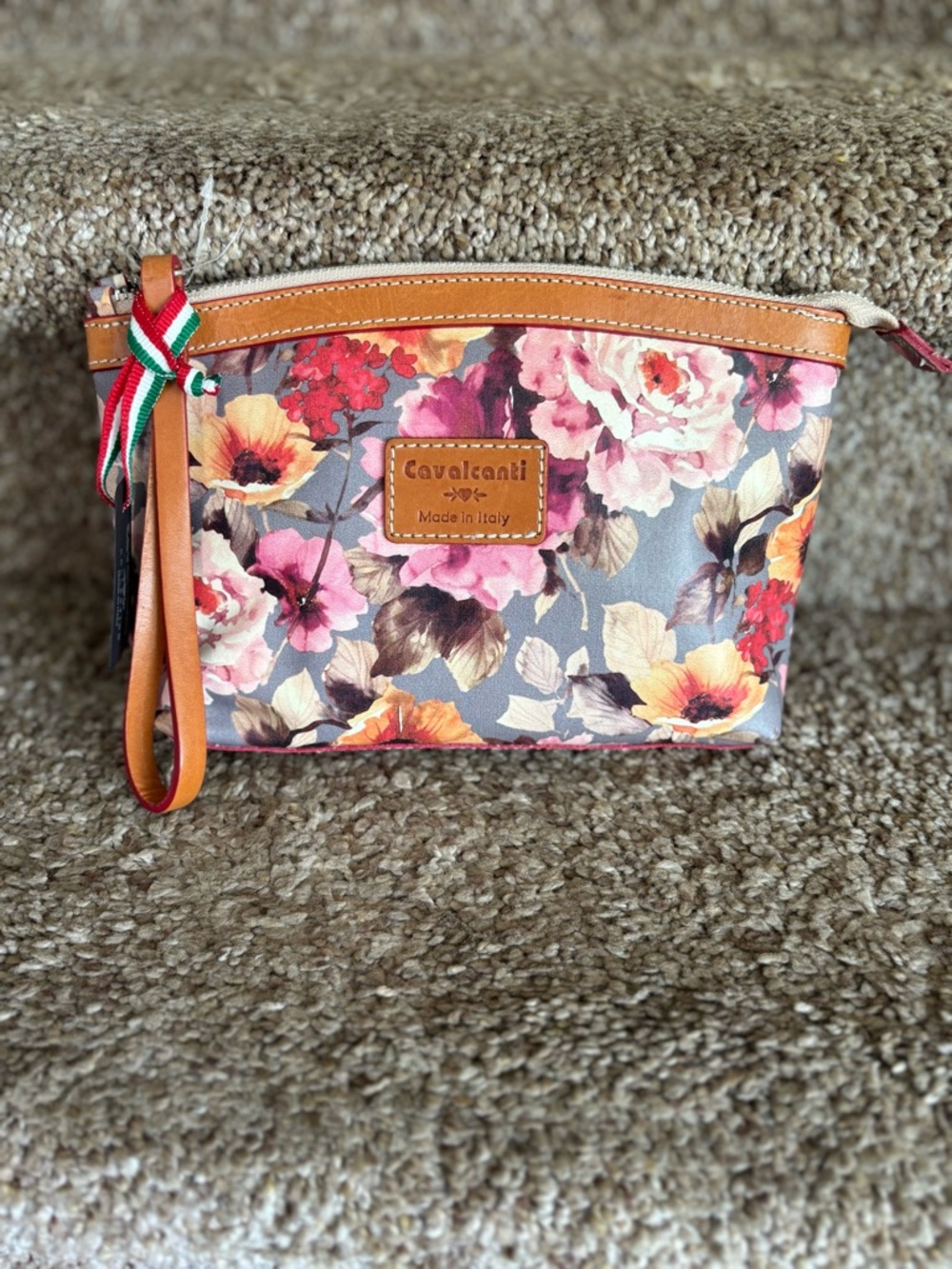 Floral Wristlet Pouch in Multicolor